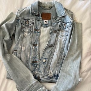 Vintage Pre-Loved Destroyed Abercrombie Denim Jacket